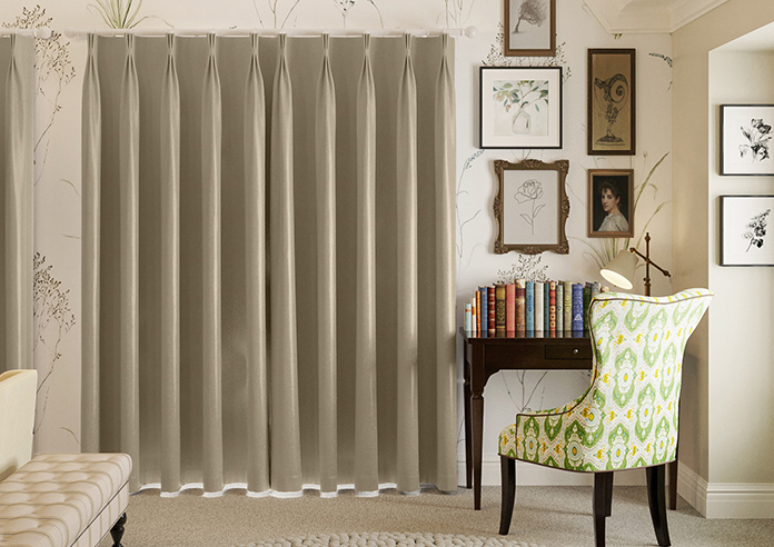 Roslin (Blackout), Monroe Bisque - Made to Measure Curtains - Image 7